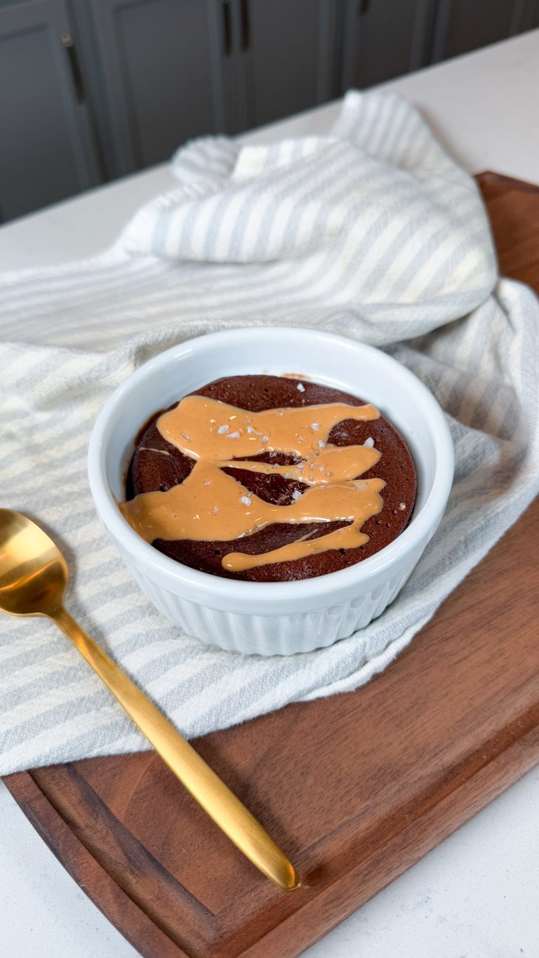 2-Minute Chocolate Mug Cake (High Protein + Easy!)