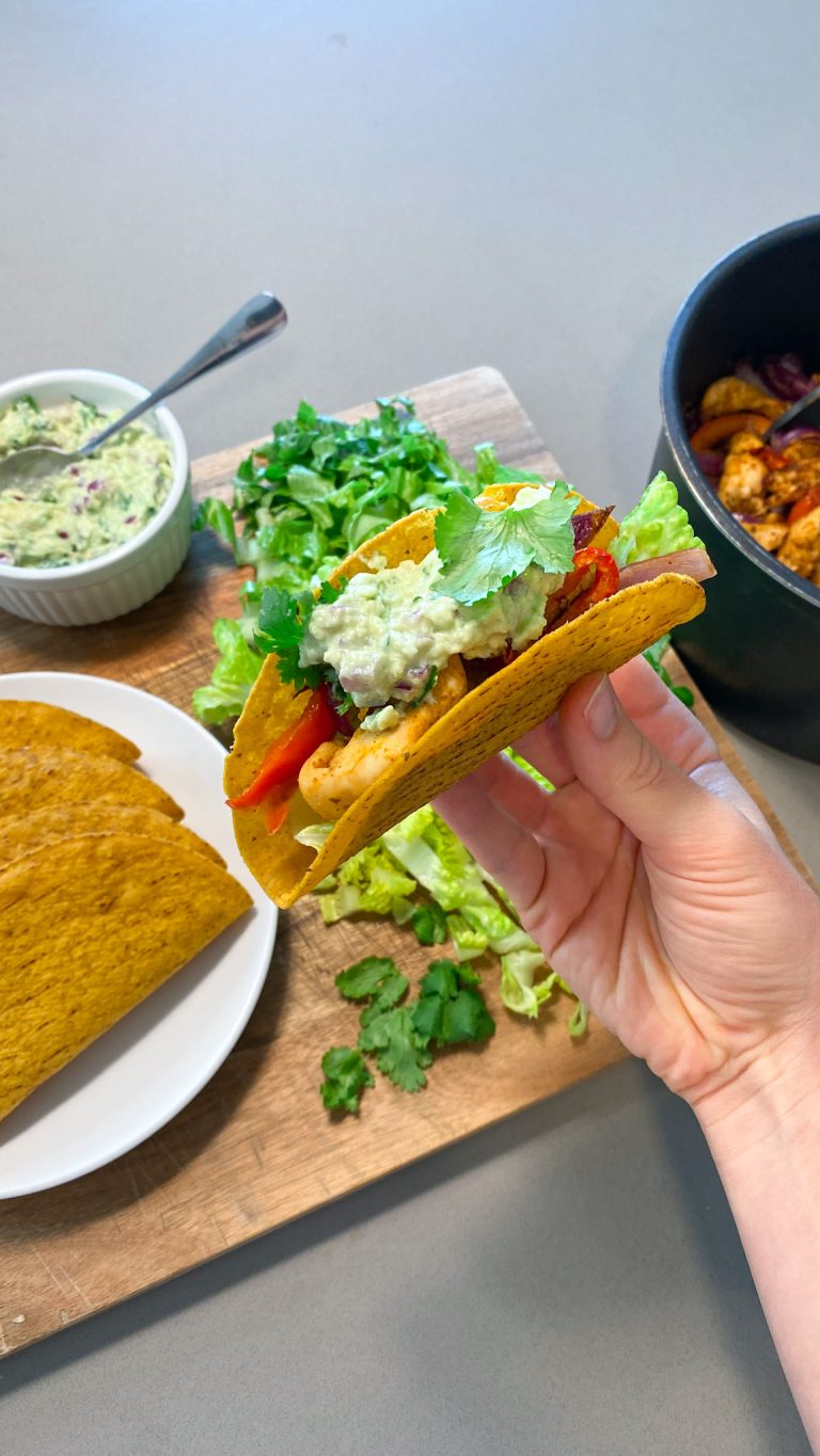 20 Minute Air Fryer Chicken Tacos (Easy and High Protein)