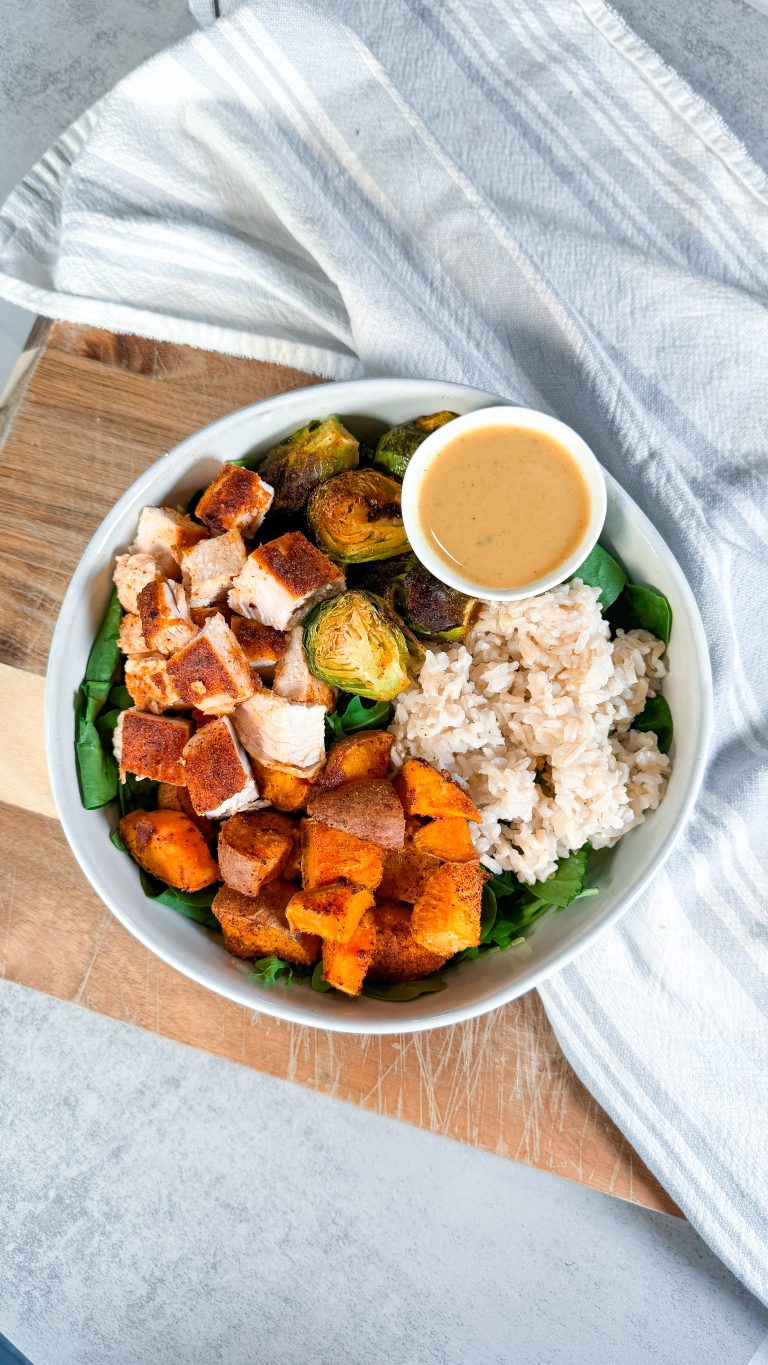 Easy Maple Dijon Chicken Bowls (High Protein)